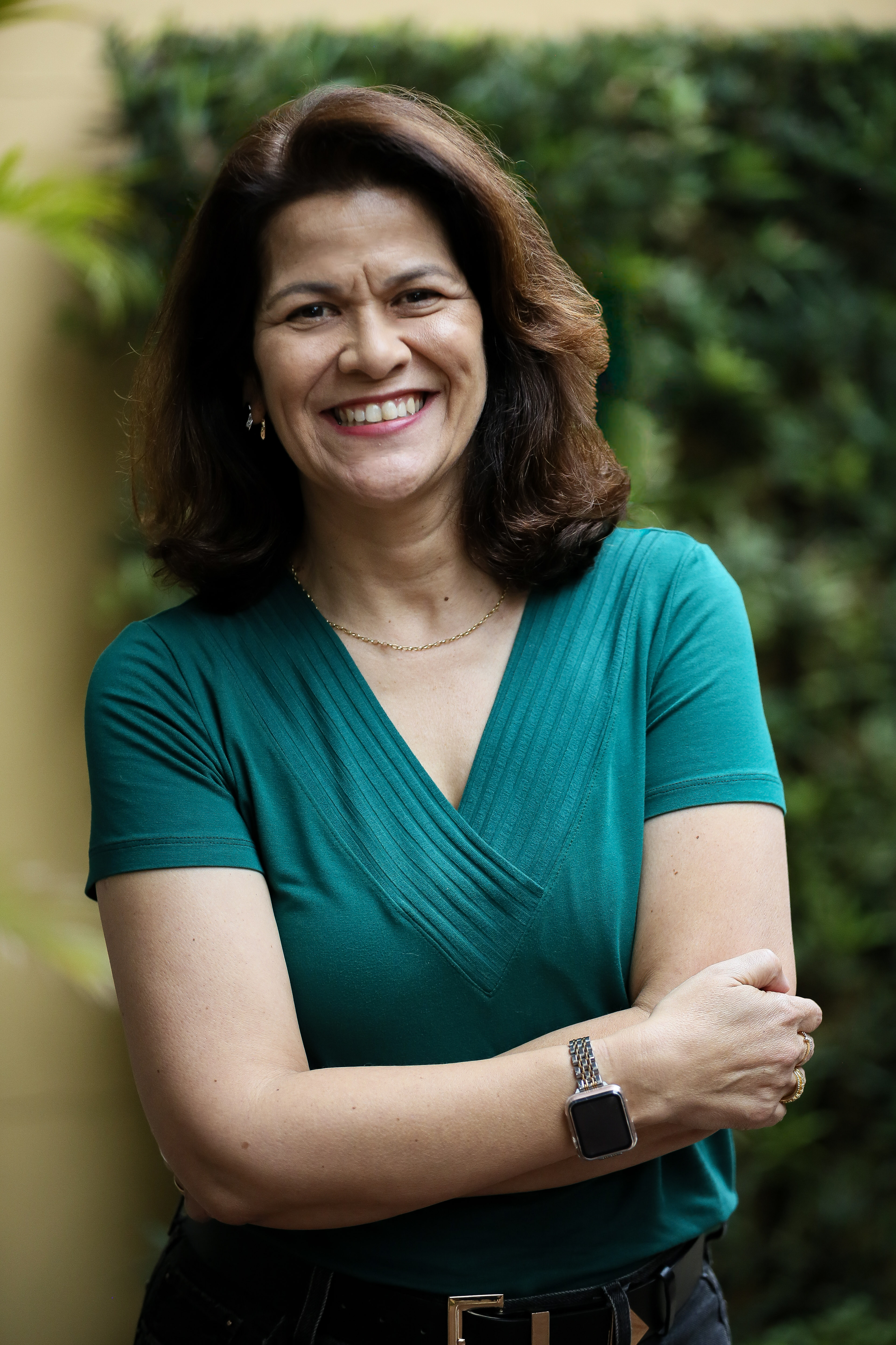 Priscila Yamagami sorrindo